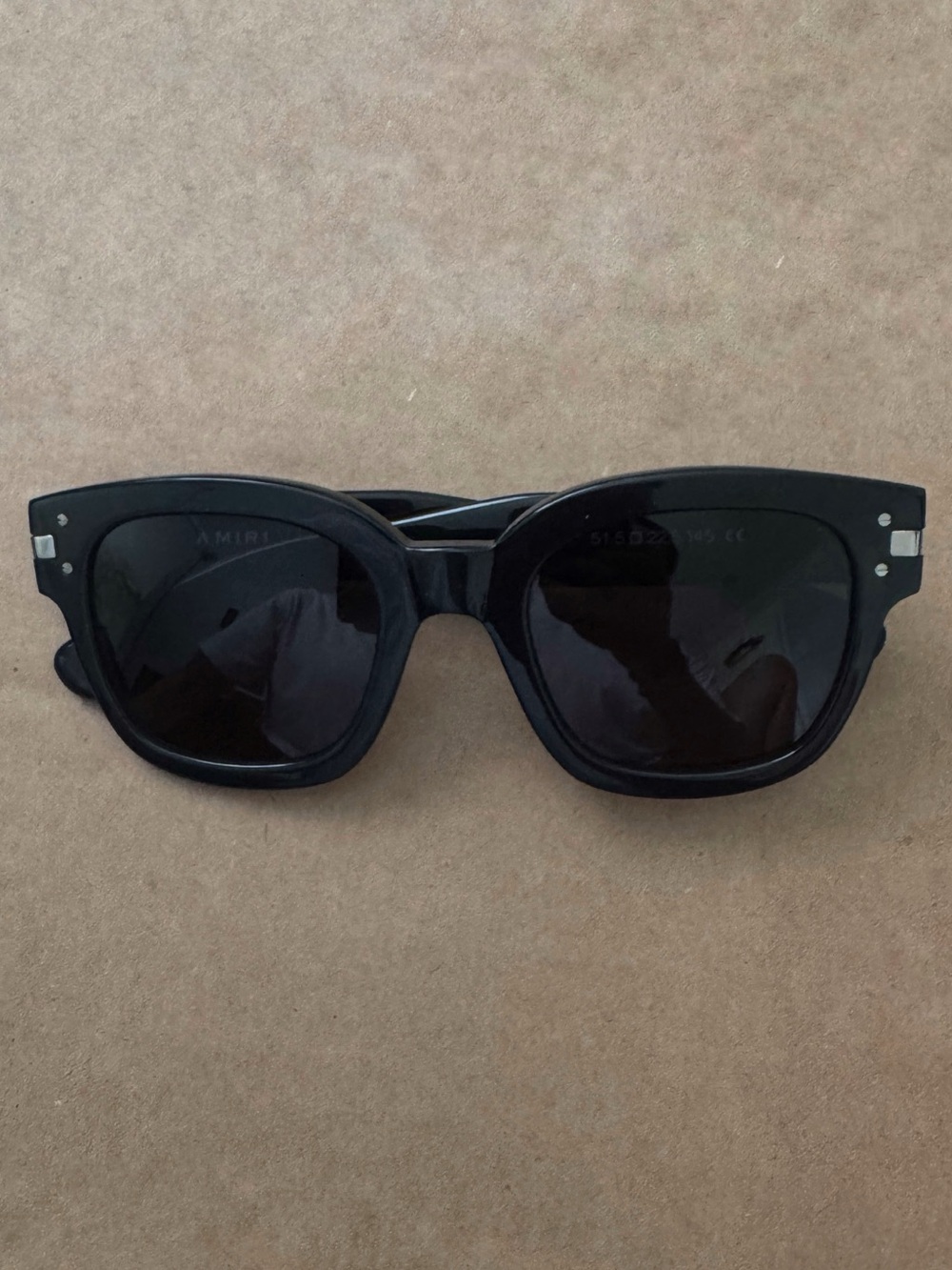 AMIRI Black Square Wayfarer Sunglasses